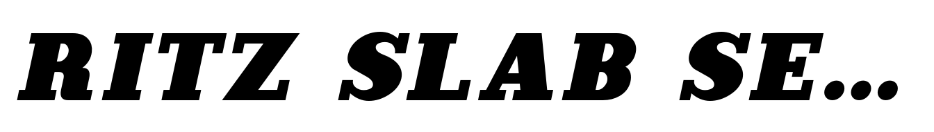 Ritz Slab Serif Oblique JNL
